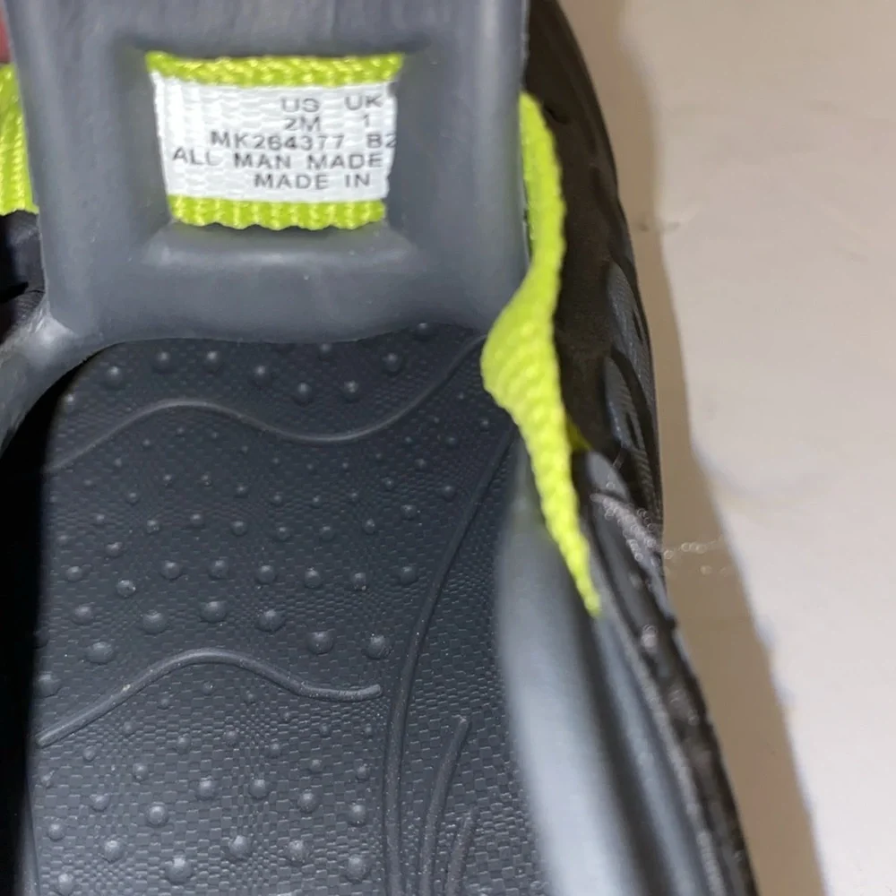 Merrell Kids Rubber Hydro 2.0 Grey Green Sneaker Sandal Shoes